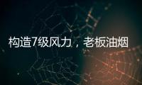 构造7级风力
，老板油烟机5700让你无惧油烟