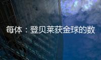 每体	：登贝莱获金球的数据几乎完美无缺�，唯一的瑕疵就是决赛失利