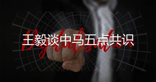 也是马点中马关系的最新进展