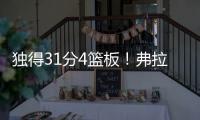 独得31分4篮板！弗拉格终于爆发
，证明状元秀身价�！