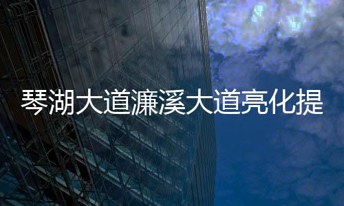 濂溪亮化提升城市品质
