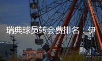瑞典球员转会费排名�：伊萨克居首&伊布次席，伊兰加6140万欧第三