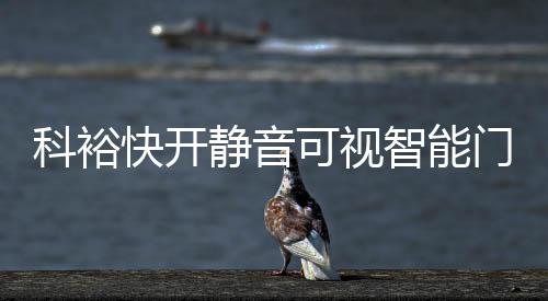 科裕快开可视拒绝别扭设计