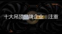 十大吊顶品牌企业	：注重产品创新 创新营销模式