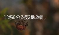 半场8分2板2助2帽，杨瀚森表现堪称完美，开拓者捡到宝了