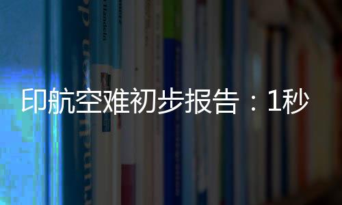 这一秒内的空难剧变