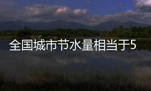 全国节水窍门进社区