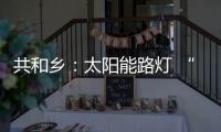 共和乡：太阳能路灯 “点亮”小山村