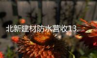 北新建材防水营收13.87亿元	，粉料砂浆升级战略级业务