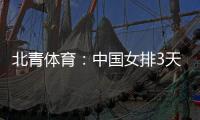 北青体育	：中国女排3天4战全胜收官
，女排精神在逆境中绽放光芒