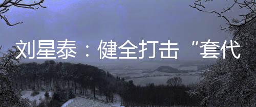要加大防控打击力度