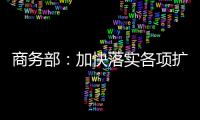 商务部：加快落实各项扩消费政策措施