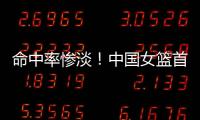 命中率惨淡！中国女篮首战澳大利亚3分30中8&罚球12中7