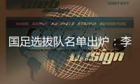 国足选拔队名单出炉：李铁任主帅 张稀哲入围
