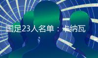 国足23人名单	：卡纳瓦罗任主帅 里皮担任顾问