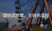 团伙式作案	�、全链条造假……无锡虹桥医院调查情况通报