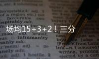 场均15+3+2	！三分命中率达60%
！广东小将打成男篮国青“得分王”
