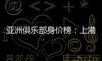 亚洲俱乐部身价榜�：上港恒大前2 前10无日韩