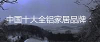 中国十大全铝家居品牌
�：卓越品牌	，匠心铸魂
