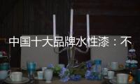 中国十大品牌水性漆：不断创新 开拓新的经济增长点
