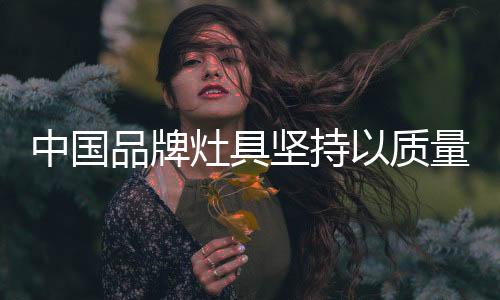 灶具行业经过多年的赢市发展