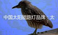 中国太阳能路灯品牌
：太阳能路灯促进了城市路灯的创新