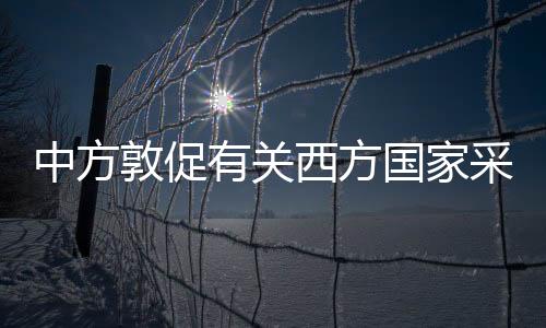 敦促赵立坚强调
