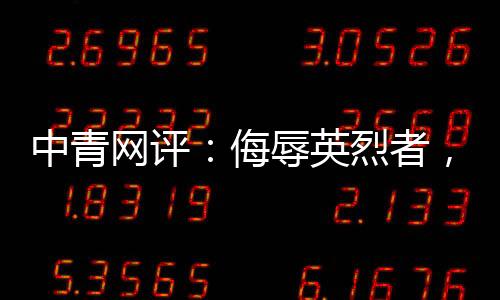 中青而精神的网评侮辱荒芜