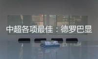 中超各项最佳
：德罗巴显威振申花 阿尔滨强势上扬