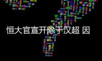 恒大官宣开除于汉超 因严重违反“三九”队规