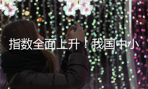 上升分区域指数同样全面上升