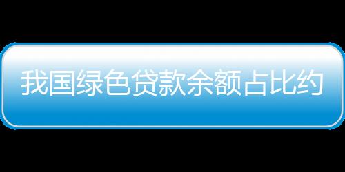 约占所有贷款余额的色贷10%