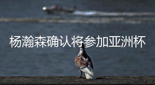 杨瀚森一直在忙碌中度过