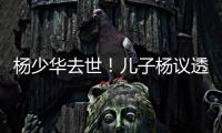 杨少华去世！儿子杨议透露去世细节：他在午休时离开	，安详无痛苦