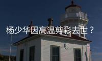 杨少华因高温剪彩去世？助理回应	：去世原因是肺衰竭