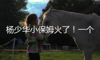杨少华小保姆火了！一个举动全网泪目，儿子做法却忽视侯耀华劝告