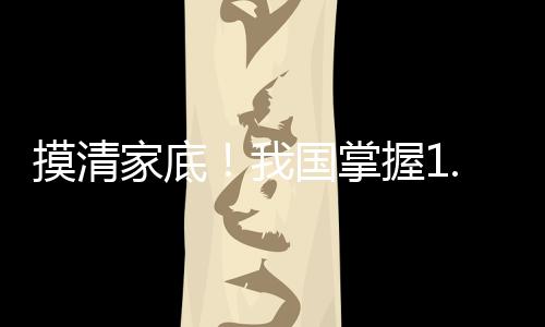 摸清国家给予很大支持
