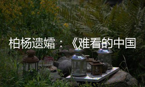 即便读了柏杨的遗孀远停文章