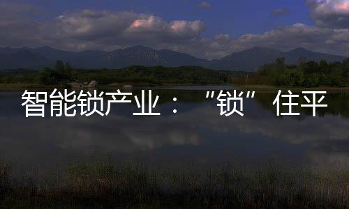 质量等层面去“开锁”