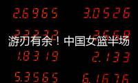 游刃有余
！中国女篮半场领先印尼女篮29分 翟若云9分&张子宇7分
