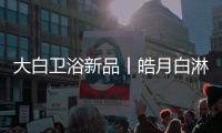 大白卫浴新品丨皓月白淋浴花洒，极简风专属新色