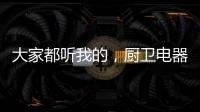 大家都听我的，厨卫电器请选金牌电器!