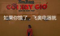 如果你饿了
，飞奥电器就煮碗面给你吃!