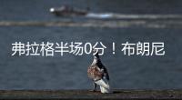 弗拉格半场0分！布朗尼军训状元	！差点绝杀！