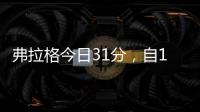 弗拉格今日31分	，自10年沃尔后拉斯维加斯夏季联赛状元秀单场最高得分