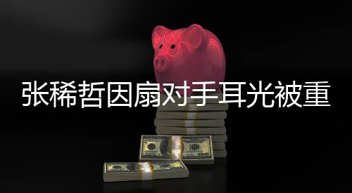 直接将张稀哲红牌罚下