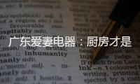 广东爱妻电器	：厨房才是生活的秀场