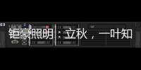 钜豪照明
：立秋，一叶知秋!