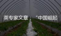 英专家文章：“中国崛起见顶”是西方一厢情愿