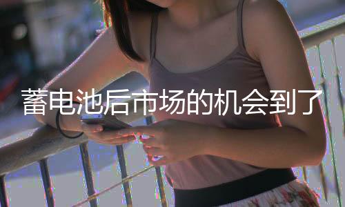 而在汽车消费的蓄电成熟地区